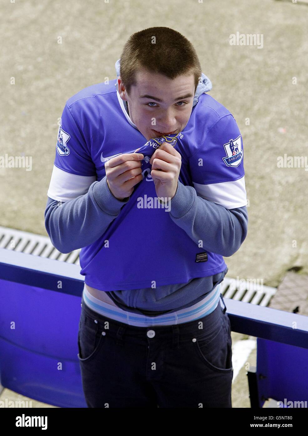 Fußball - Barclays Premier League - Everton V Chelsea - Goodison Park Stockfoto