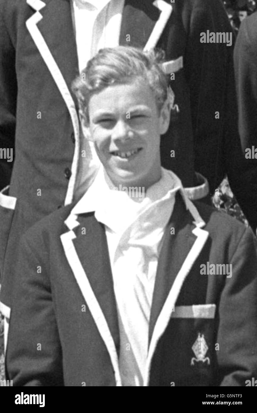 Cricket - Marlborough College / Rugby School - Tag zwei - Lord's. Christopher Martin-Jenkins, Marlborough College. Stockfoto