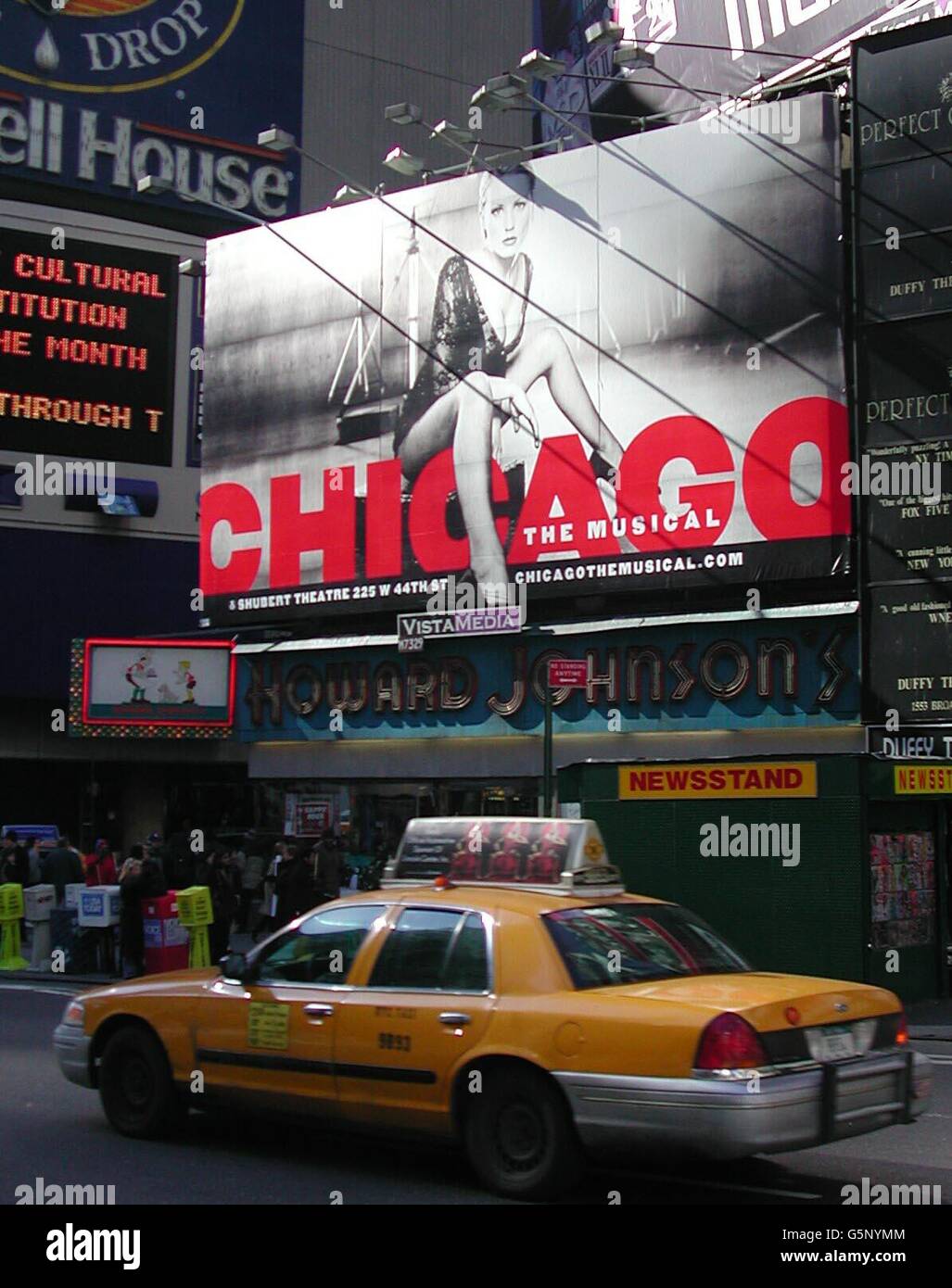 Chicago geht an den Broadway Stockfoto