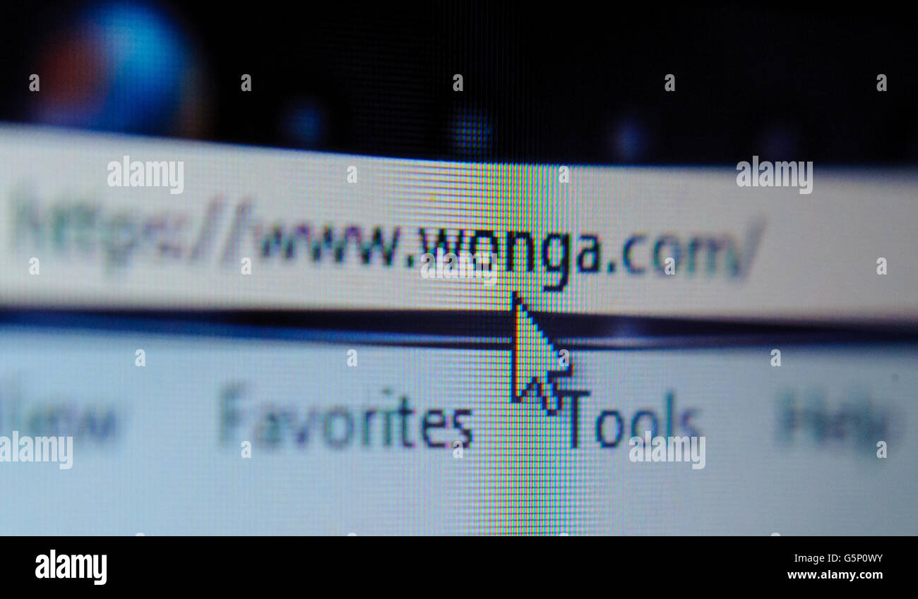 Allgemeine Ansicht der Website der Zahltag Darlehen Firma Wonga, wie das Unternehmen in die Online-Zahlungsbranche eingetreten ist, indem es Käufern die Möglichkeit bietet, Bargeld zu leihen, um ihre Web-Käufe zu finanzieren. Stockfoto