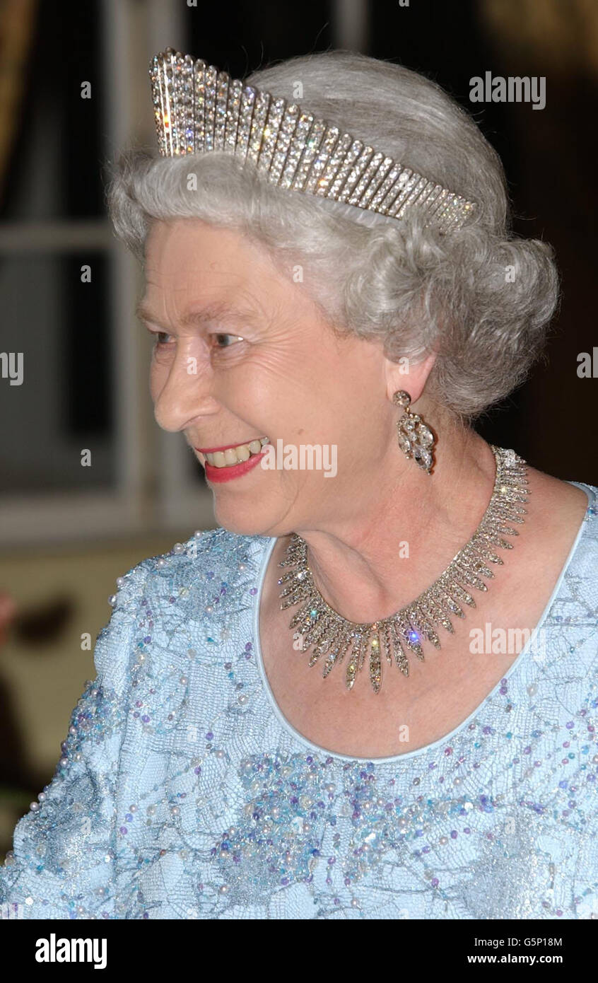Queen Elizabeth in Jamaika Stockfoto