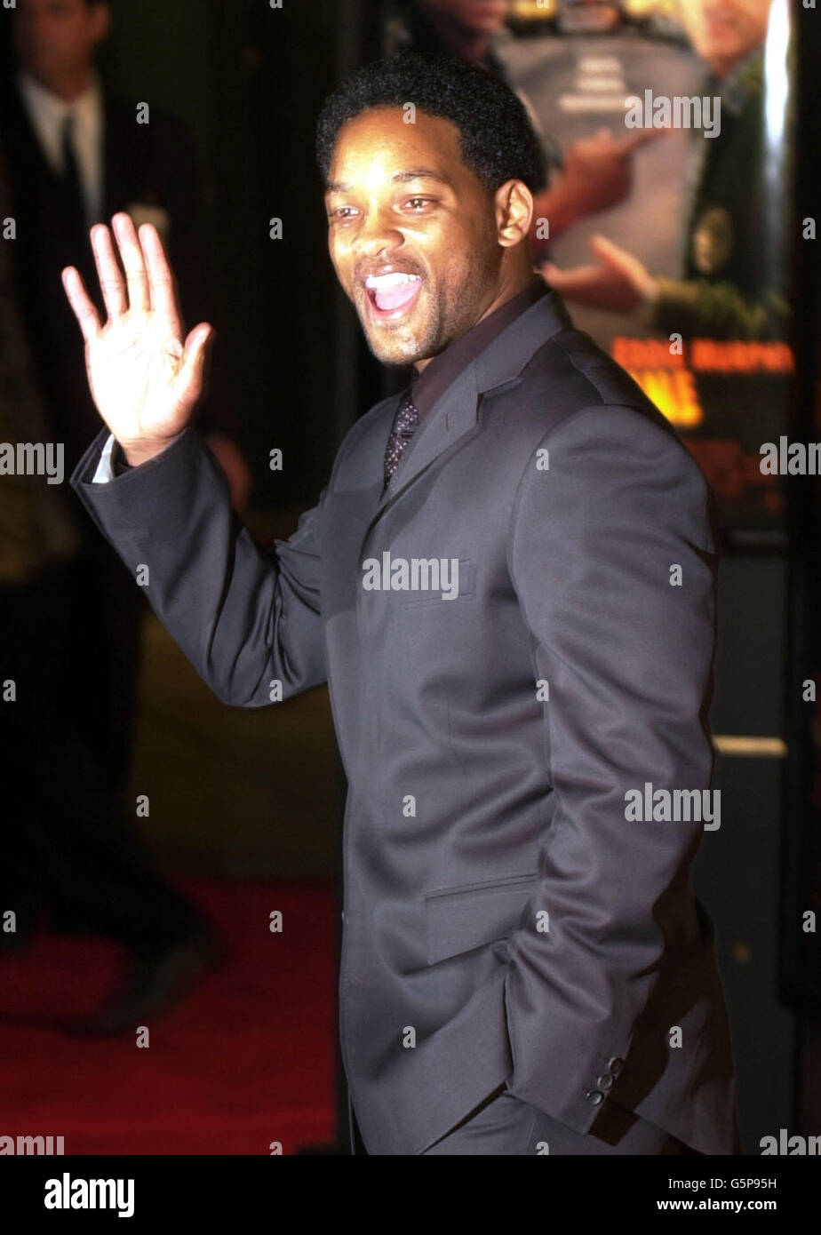 Showtime-Produzent will Smith kommt zur Premiere des Films im Grauman's Chinese Theatre in Hollywood. Stockfoto