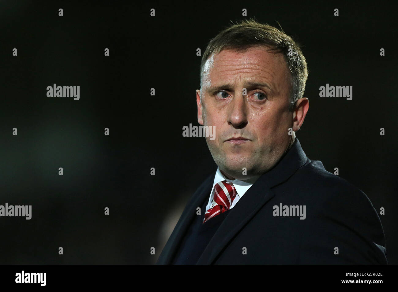 Fußball - FA Cup - Dritte Runde - Cheltenham Town / Everton - Whaddon Road. Mark Yates, Stadtmanager Cheltenham Stockfoto