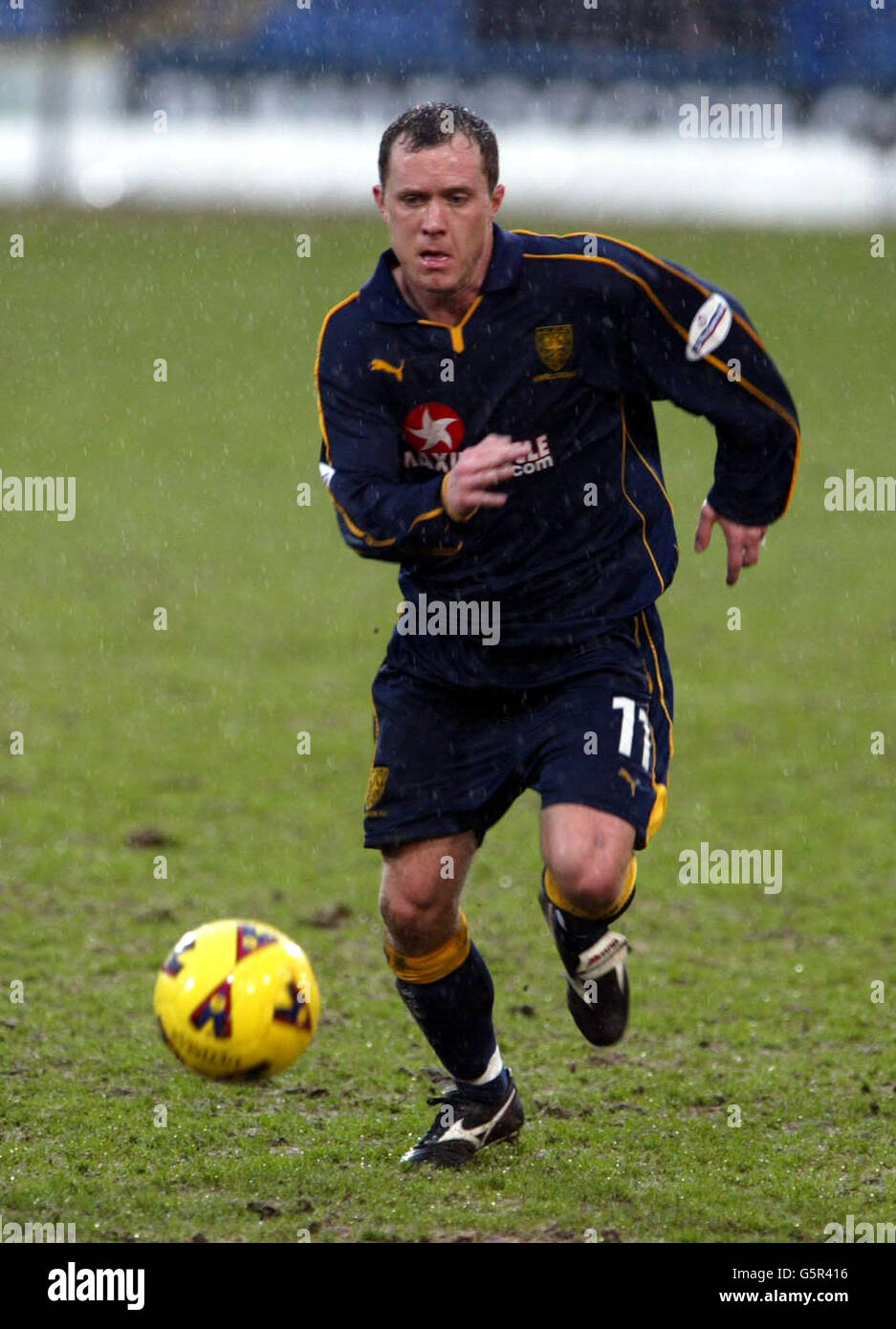 Kevin Cooper von Wimbledon im Einsatz gegen Manchester City in der Nationwide League im Selhurst Park. KEINE INOFFIZIELLE CLUB-WEBSITE. Stockfoto