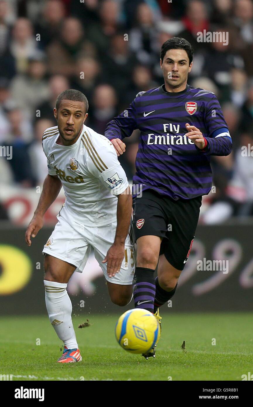 Fußball - FA-Cup - 3. Runde - Swansea City V Arsenal - Liberty Stadium Stockfoto