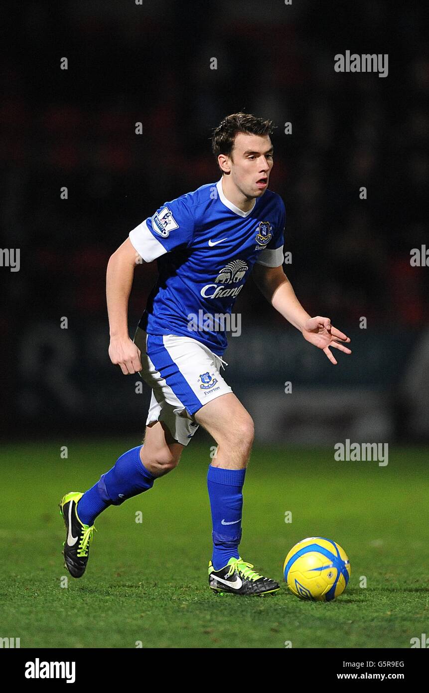 Fußball - FA-Cup - 3. Runde - Cheltenham Town V Everton - Whaddon Road Stockfoto