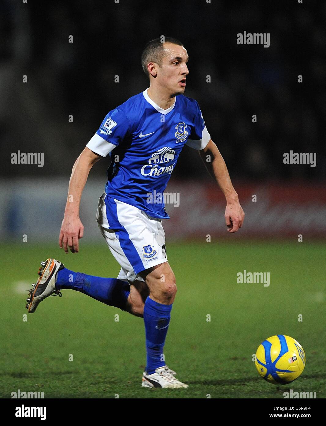 Fußball - FA-Cup - 3. Runde - Cheltenham Town V Everton - Whaddon Road Stockfoto