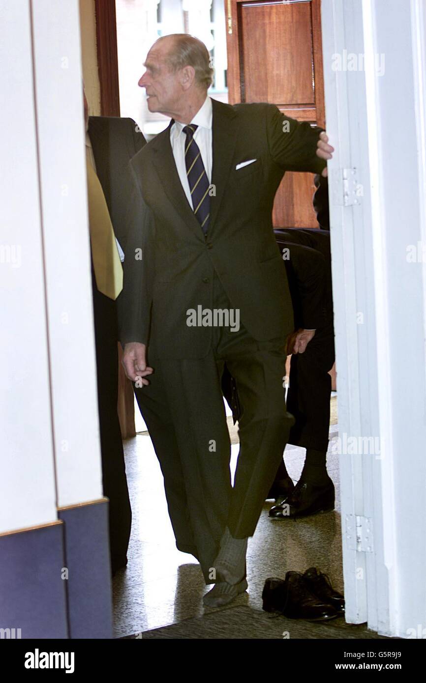 Prinz Philip besucht Al-Khoei Stiftung Stockfoto