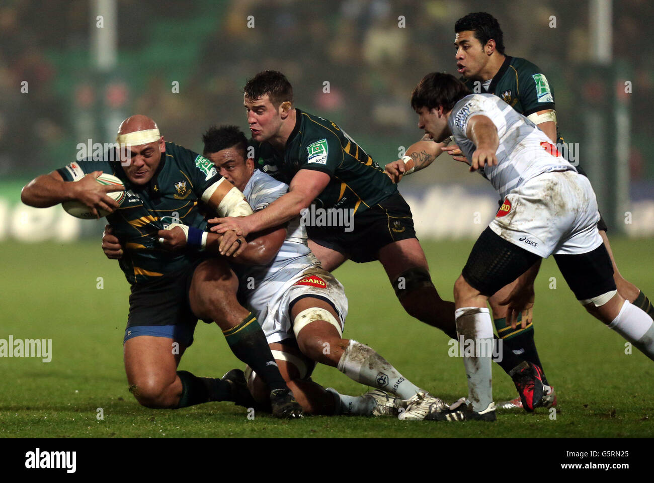 Rugby-Union - Heineken Cup - vier Pool - Northampton Saints V Castres - Franklins Gärten Stockfoto