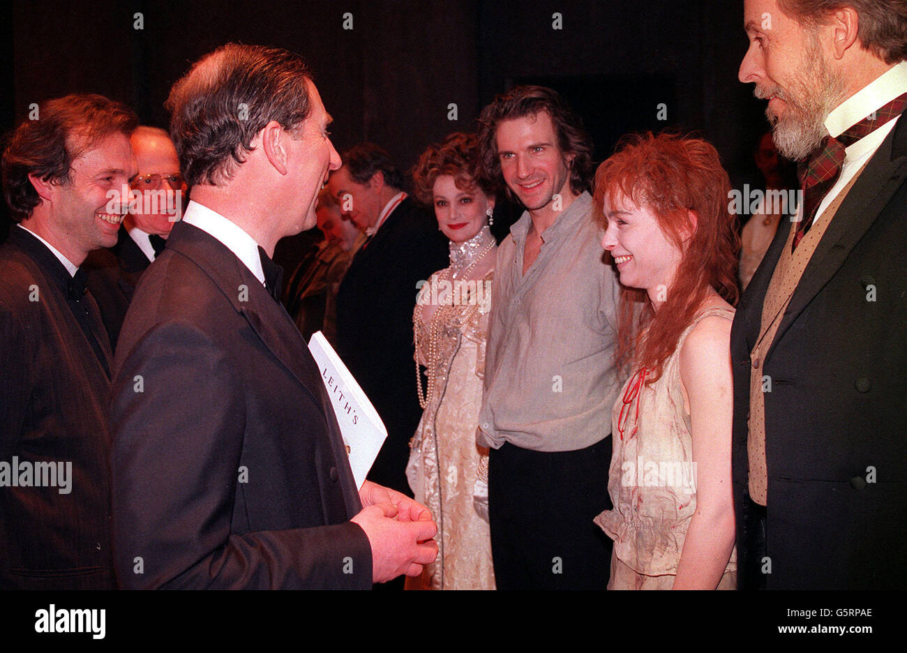 Hamlet-Darsteller und Charles Stockfoto