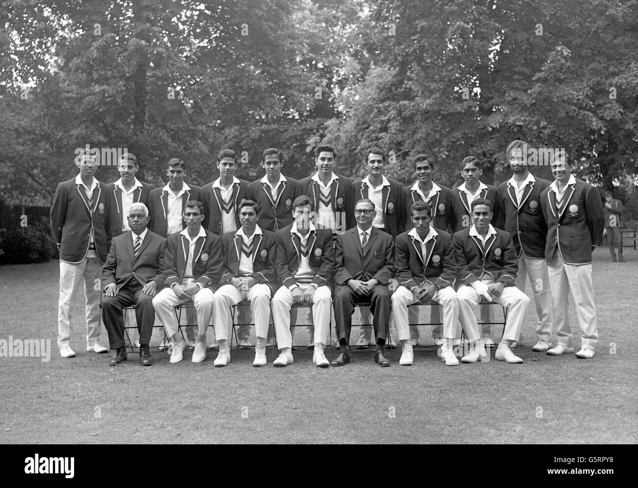 Cricket - Indien-Team-Gruppe - Lord Stockfoto