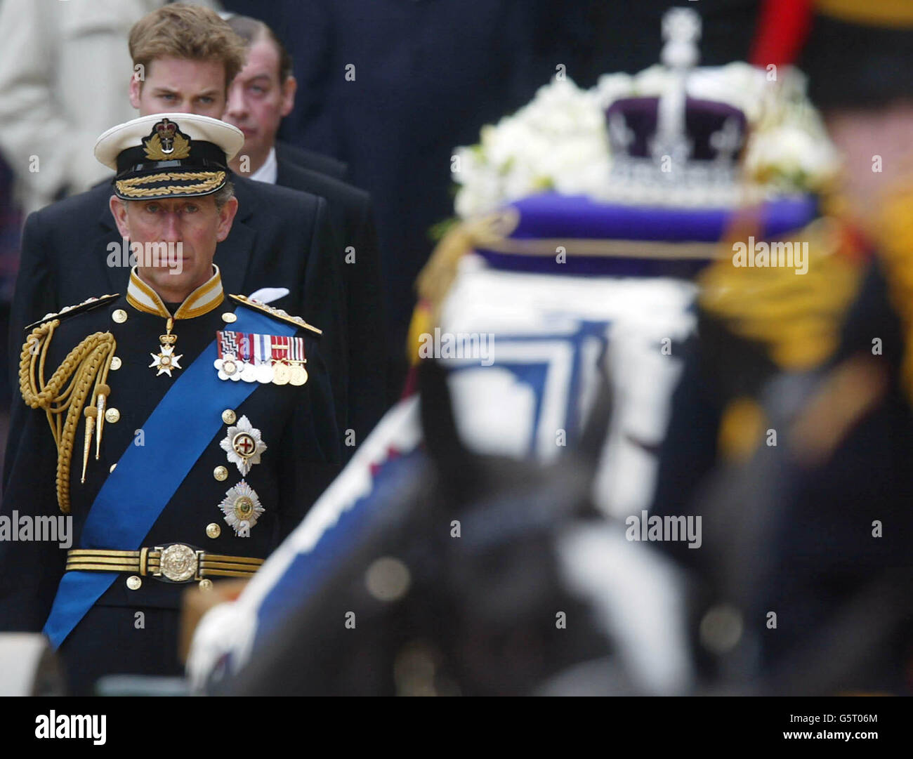 Königsmutter Beerdigung / Charles Stockfoto