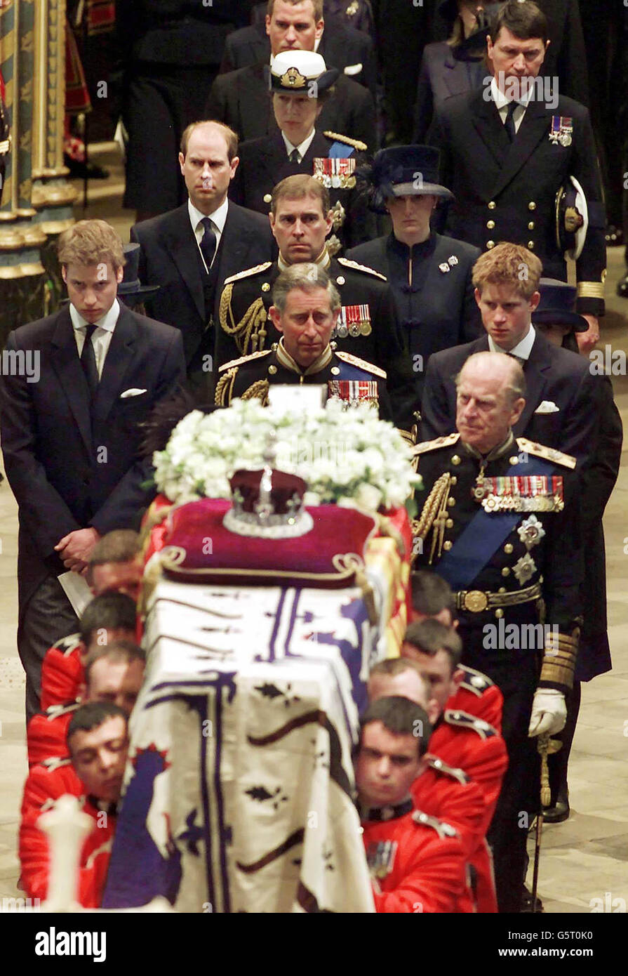 Königsmutter Beerdigung Stockfoto