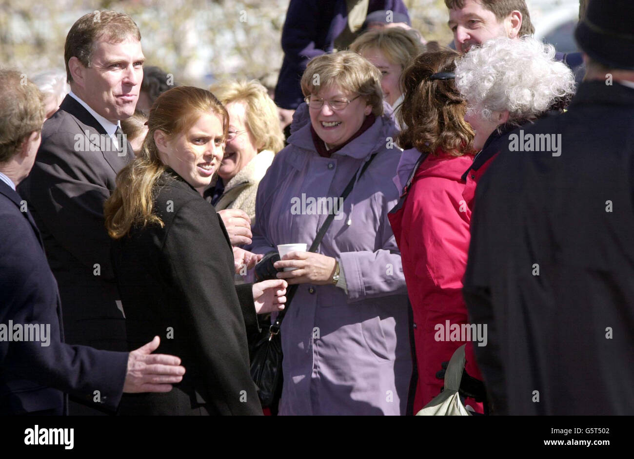 Königin-Mütter Beerdigung Stockfoto