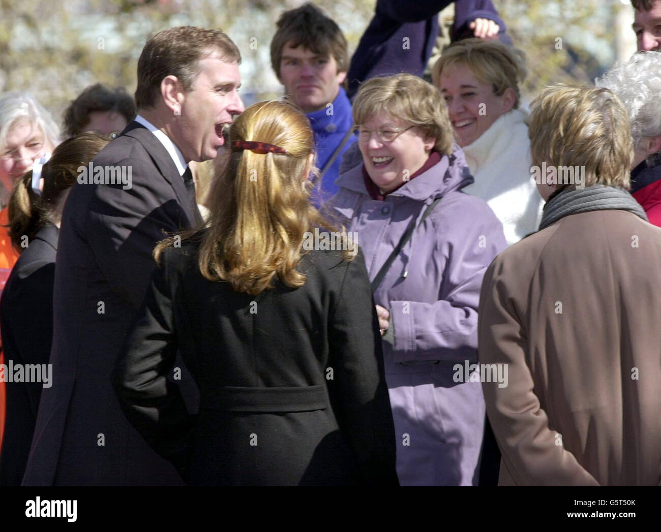 Königin-Mütter Beerdigung Stockfoto