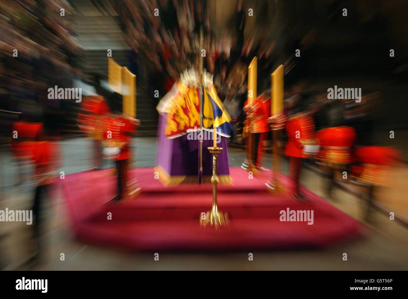 Königin-Mutter liegt im Bundesland Stockfoto