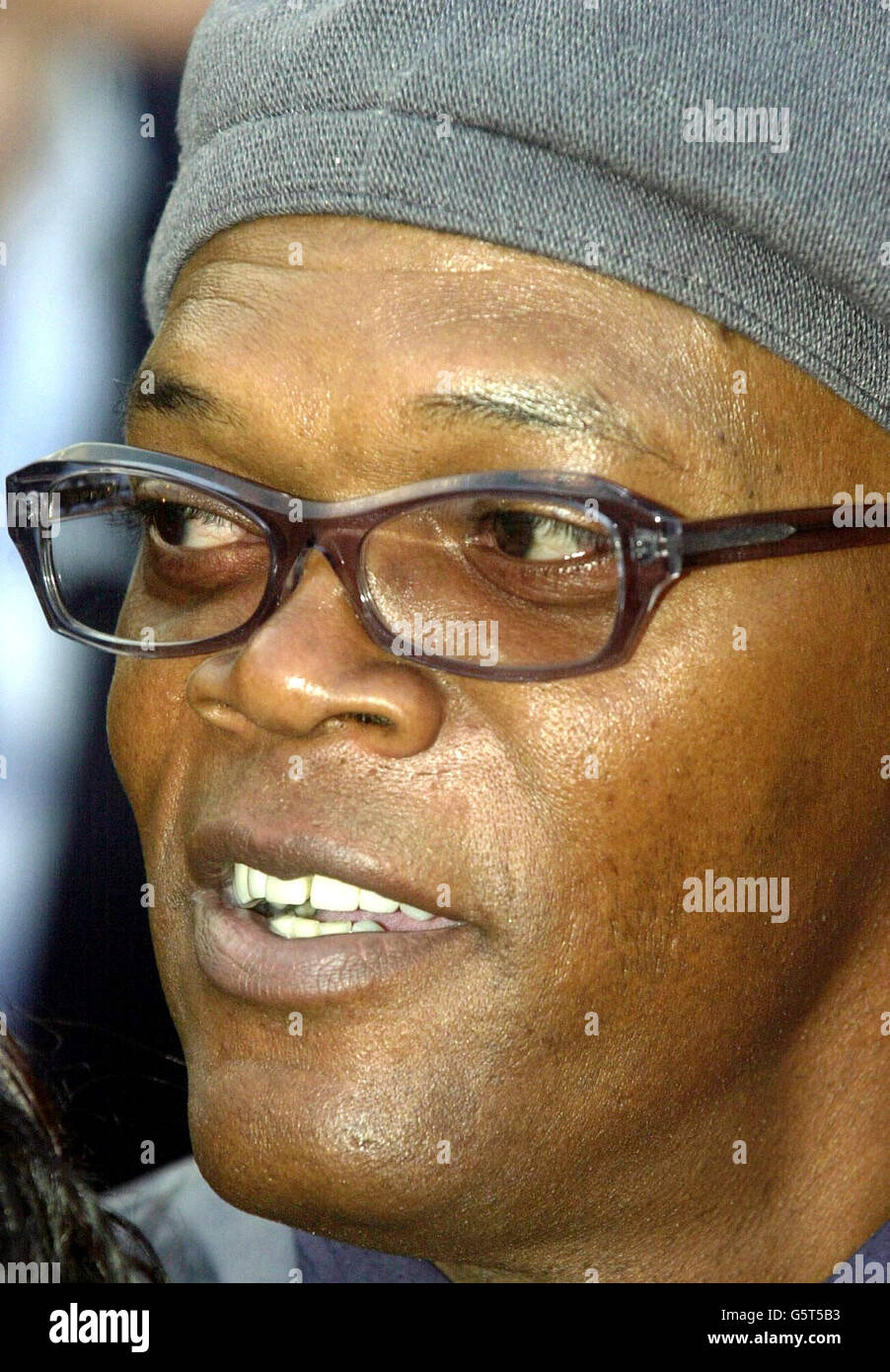 Ändern Lanes Premiere / Samuel L Jackson Stockfoto