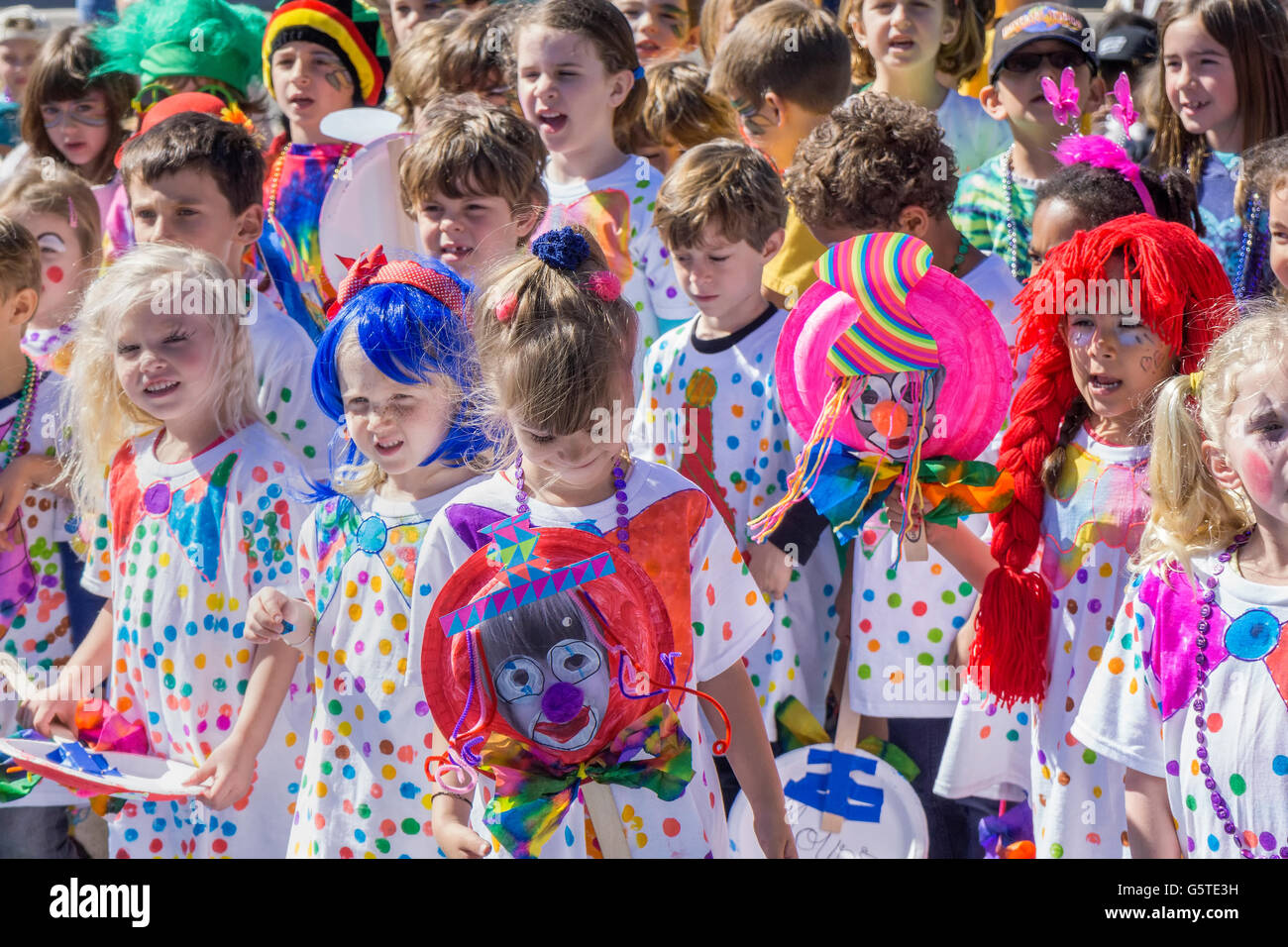 Kinder Karneval Stockfoto