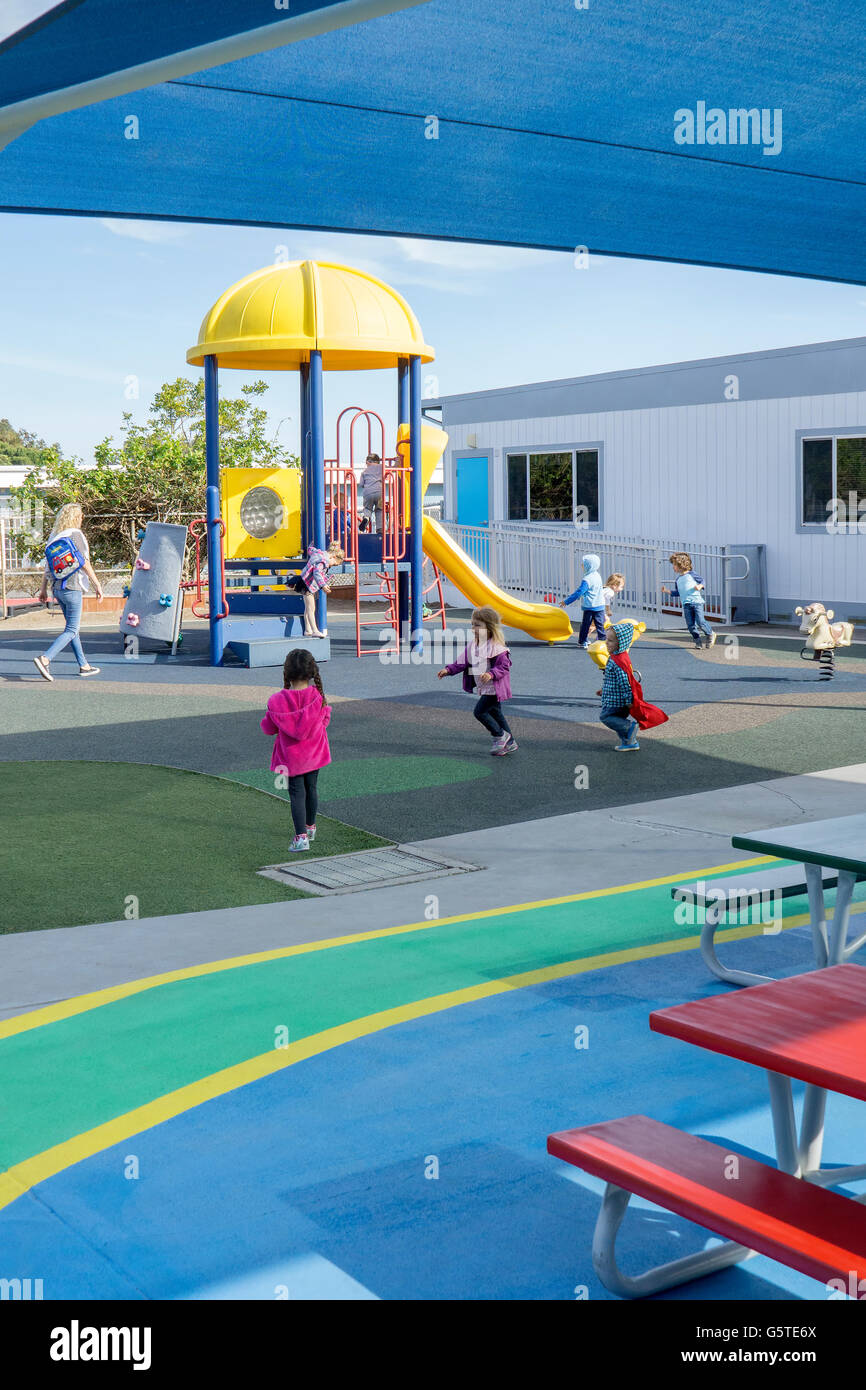 Kindergarten Spielplatz in San Diego, Kalifornien Stockfoto