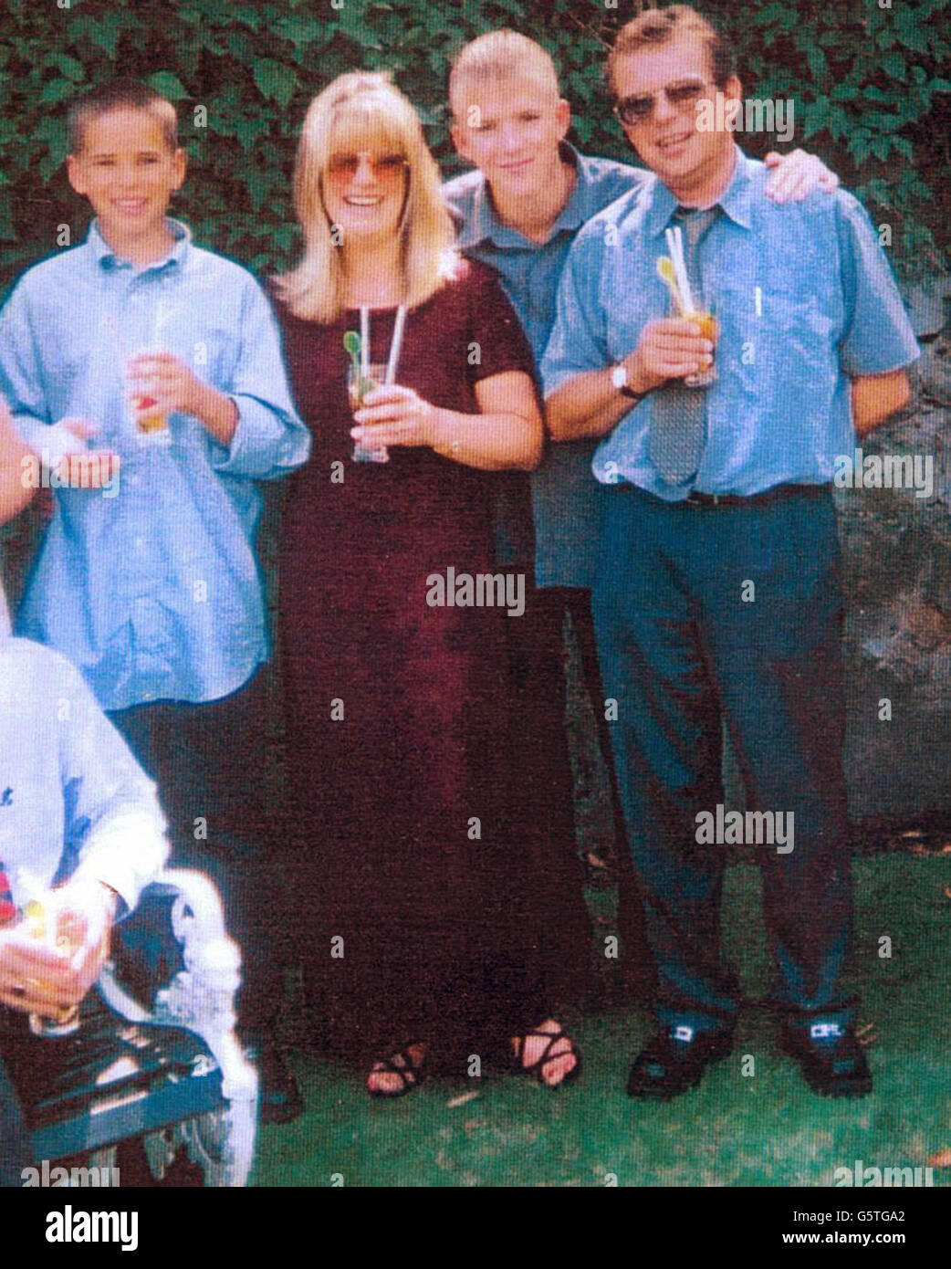 LKW-Fahrer tötet vier Stockfoto