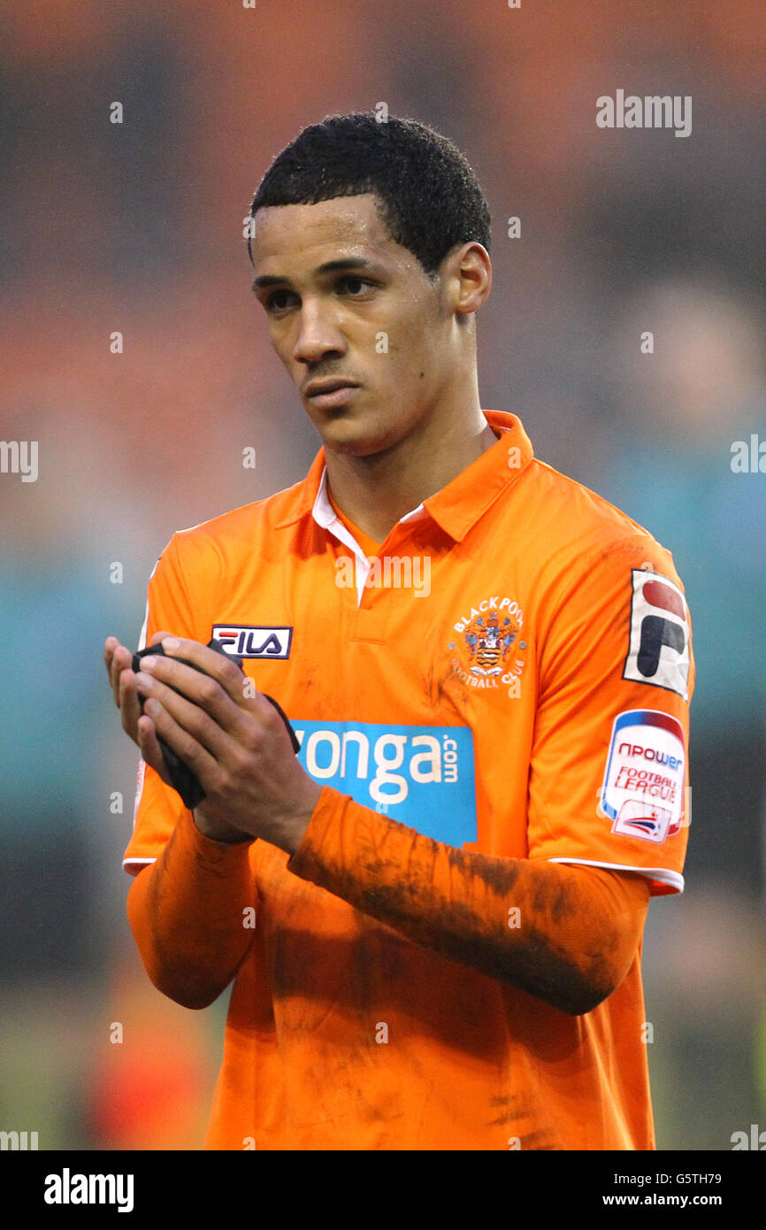 Fußball - Npower Football League Championship - Blackpool V Millwall - Bloomfield Road Stockfoto