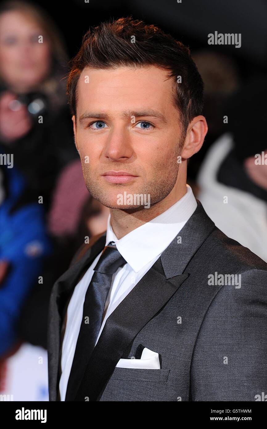 Harry Judd von McFly bei der Ankunft für die National Television Awards 2013 in der O2 Arena, London. Stockfoto