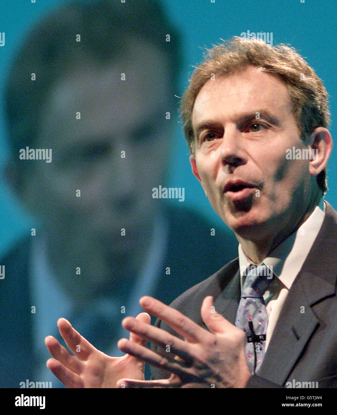 Budget Tony Blair Stockfoto