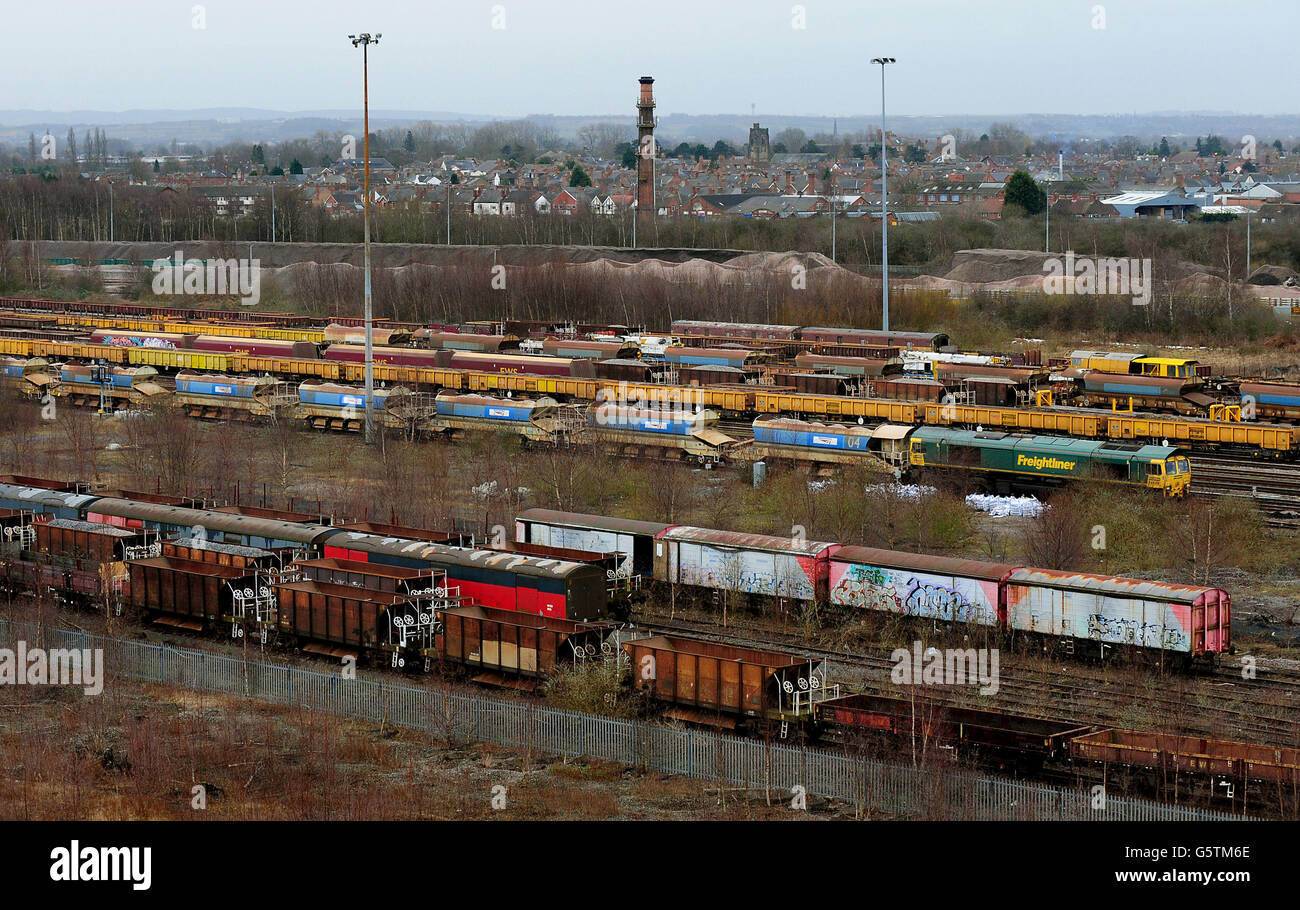 HS2-High-Speed-Bahn-plan Stockfotografie - Alamy