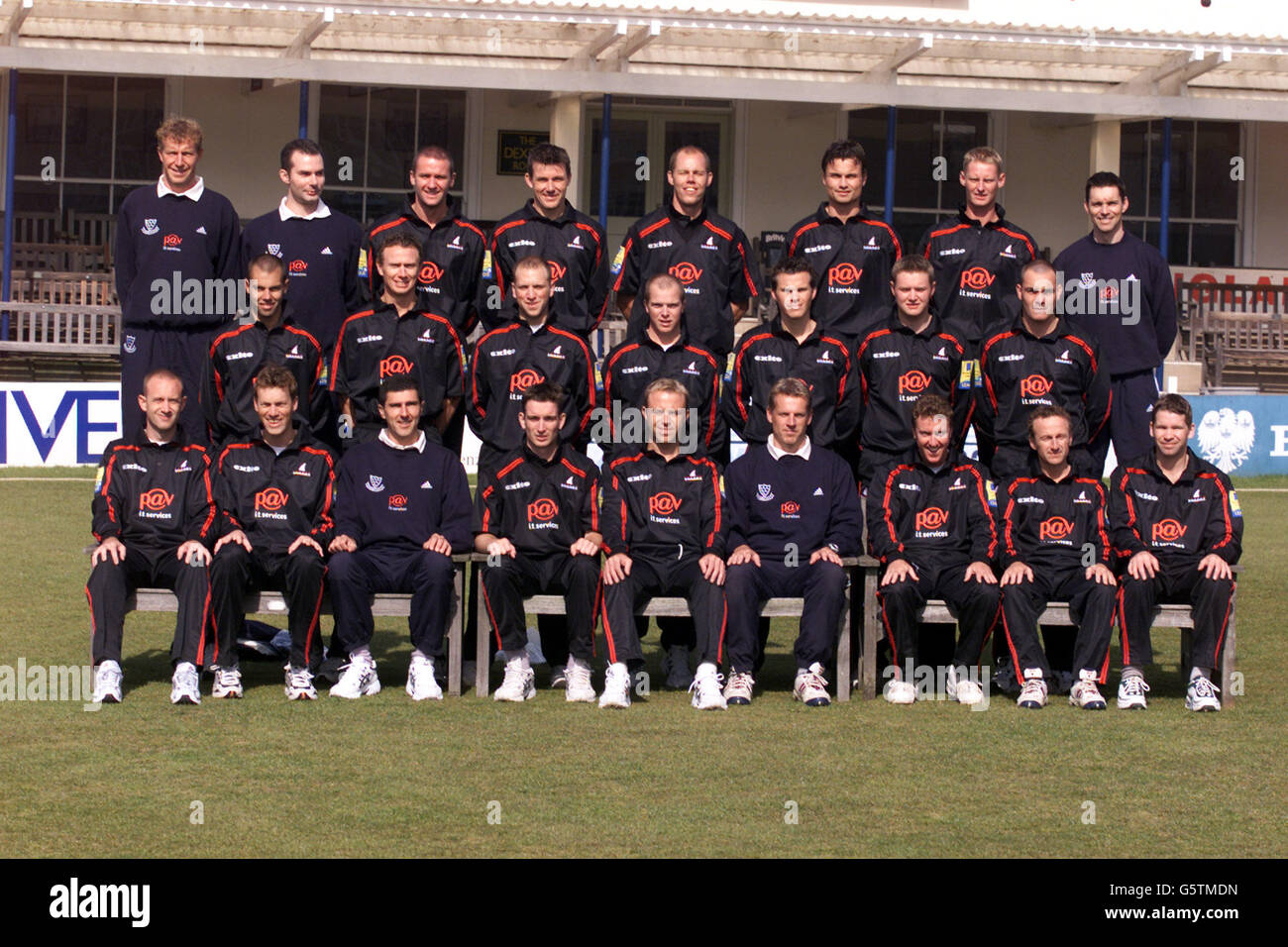 Sussex-Haie-Cricket-Team Stockfoto