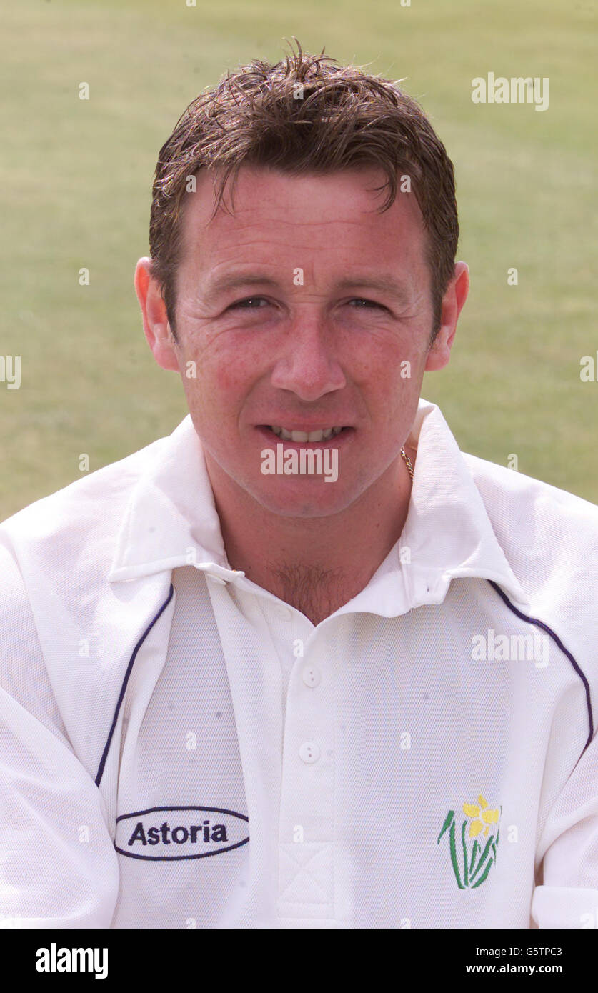 Robert Croft Glamorgan. Robert Croft von Glamorgan CCC. Stockfoto