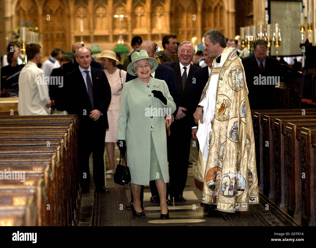 Royalty - Thronjubiläums von Königin Elisabeth II. Stockfoto