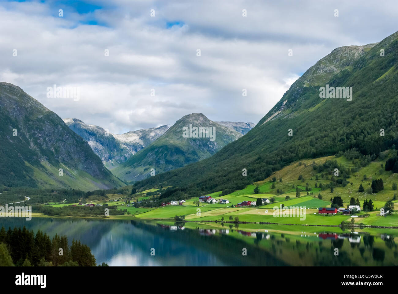 Norwegen, atemberaubende Landschaft Stockfoto