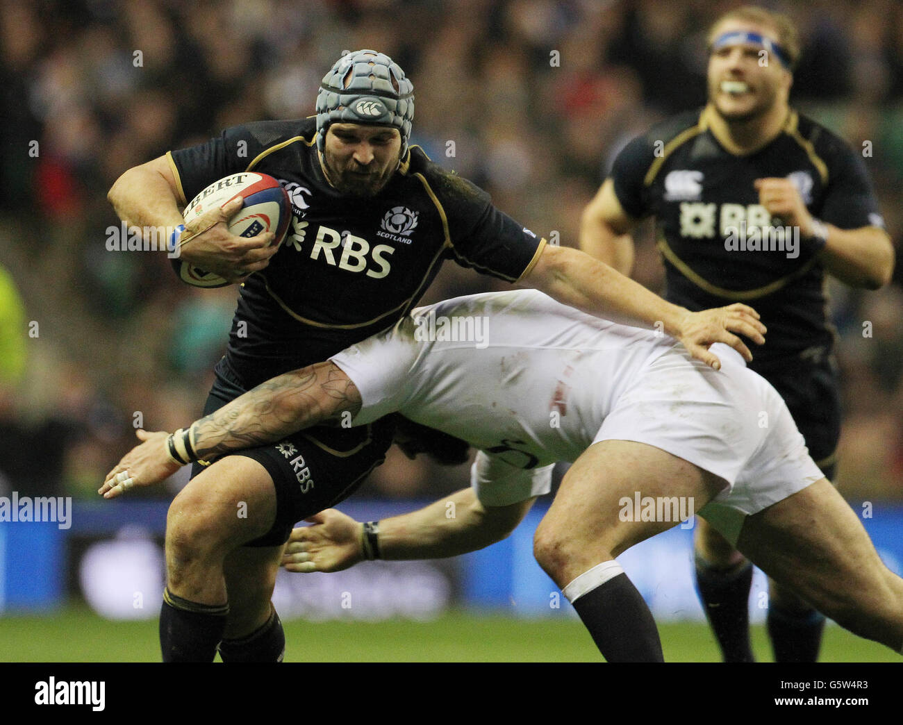 Rugby-Union - RBS 6 Nations Championship 2013 - England V Schottland - Twickenham Stockfoto
