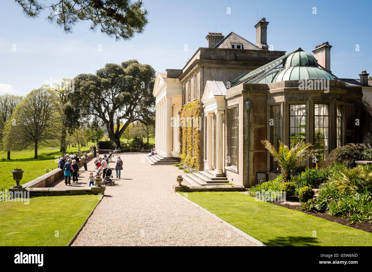 Trelissick House und Gärten in der Nähe von Falmouth Cornwall UK Stockfoto