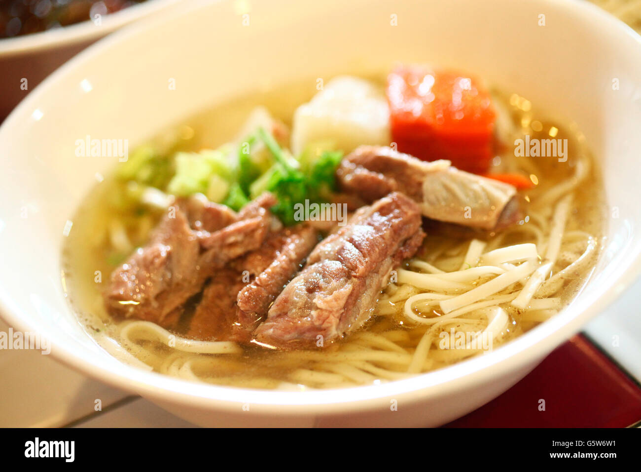 Taiwanesischen Rindfleisch Nudeln Stockfoto