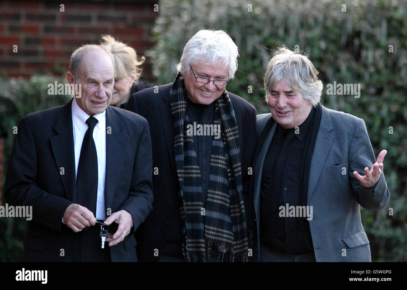 Reg Presley Beerdigung Stockfoto