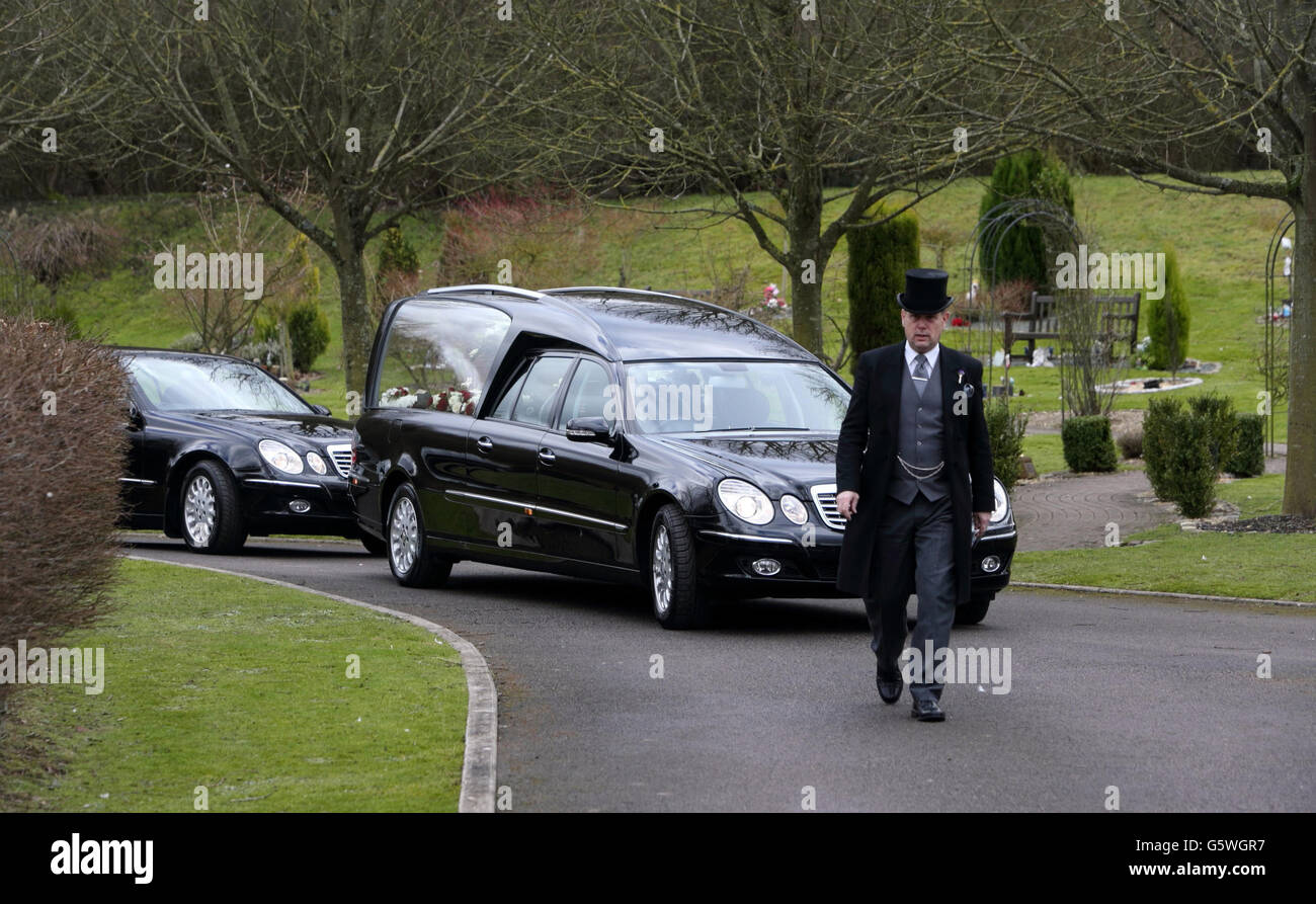 Reg Presley Beerdigung Stockfoto