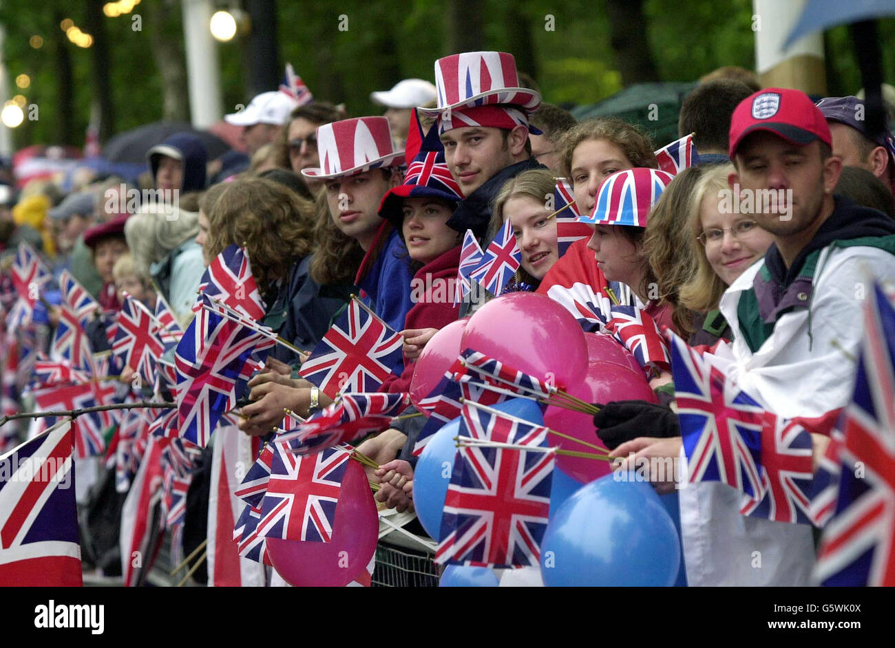 Royalty - Thronjubiläums von Königin Elisabeth II. Stockfoto