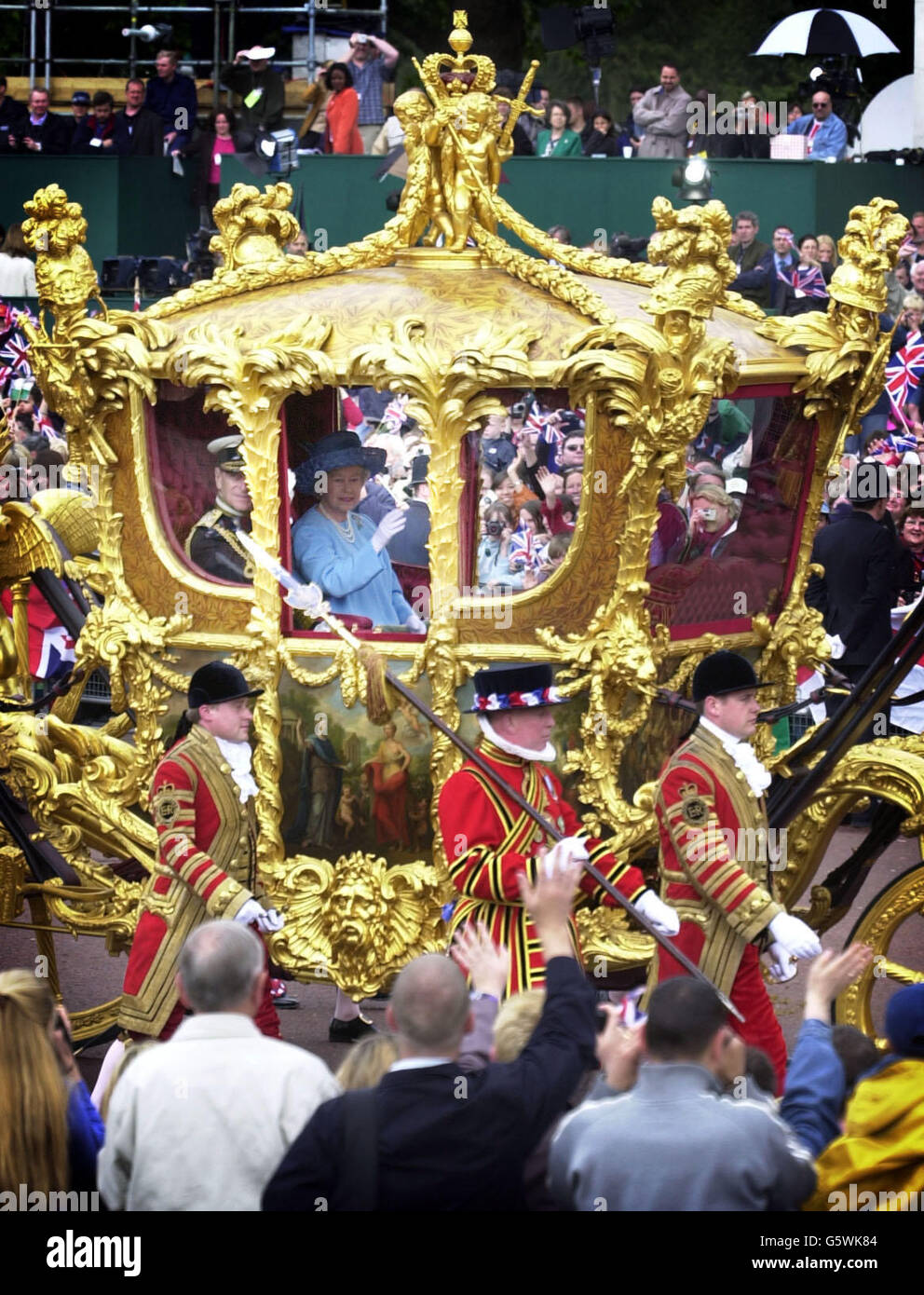 Royalty - Thronjubiläums von Königin Elisabeth II. Stockfoto