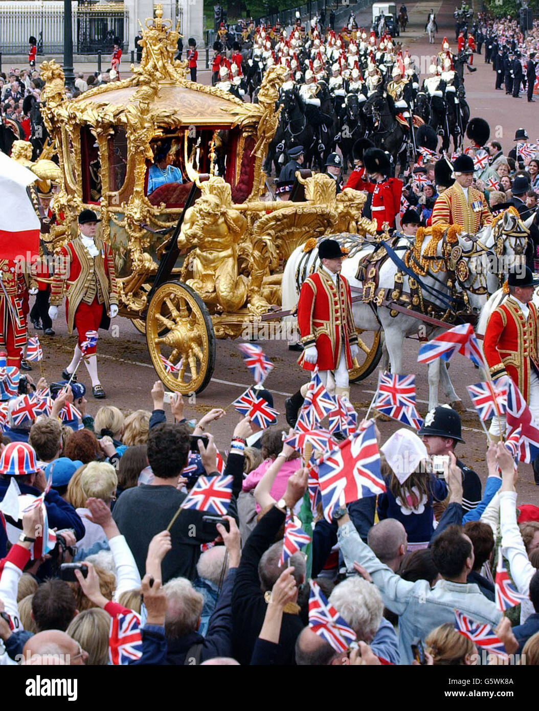 Royalty - Thronjubiläums von Königin Elisabeth II. Stockfoto