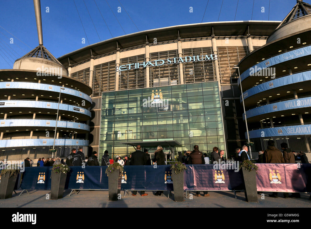 Fußball - FA-Cup - 5. Runde - Manchester City gegen Leeds United - Etihad Stadium Stockfoto