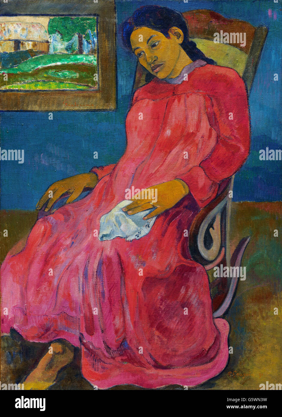 Paul Gauguin - Faaturuma (melancholisch)- Stockfoto