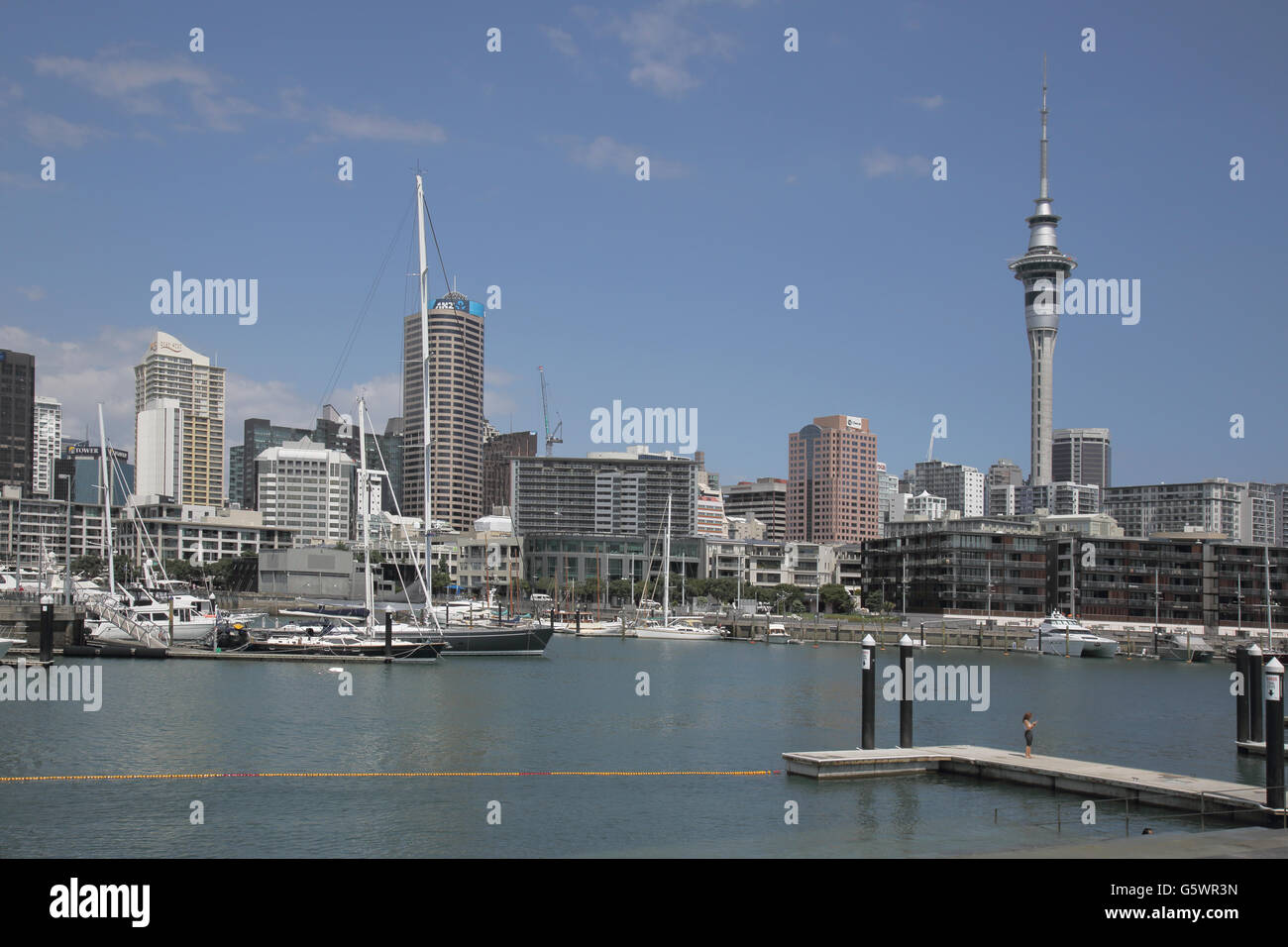 Neuseeland Auckland skyline Stockfoto