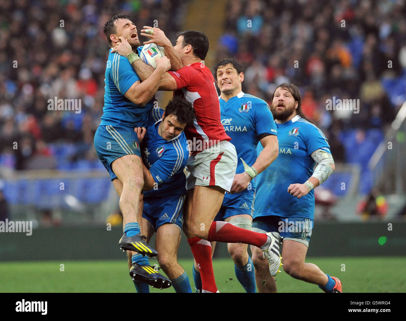 Rugby-Union - RBS 6 Nations Championship 2013 - Italien V Wales - Stadio Flaminio Stockfoto