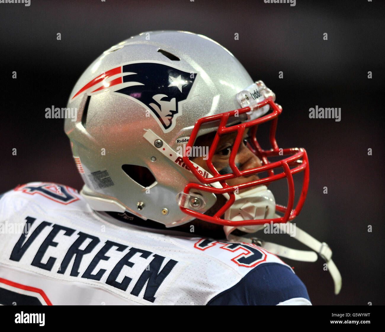American Football - NFL International Series 2012 - St. Louis Rams gegen New England Patriots - Wembley Stadium. Shane Vereen, New England Patriots Running Back Stockfoto