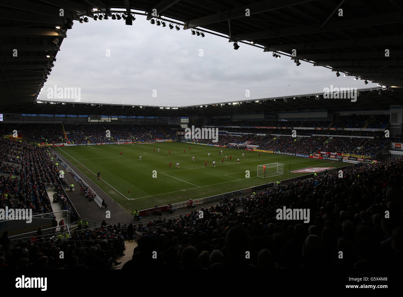 Fußball - npower Football League Championship - Cardiff City / Bristol City - Cardiff City Stadium. Ein allgemeiner Blick auf das Cardiff City Stadium, Cardiff. Stockfoto