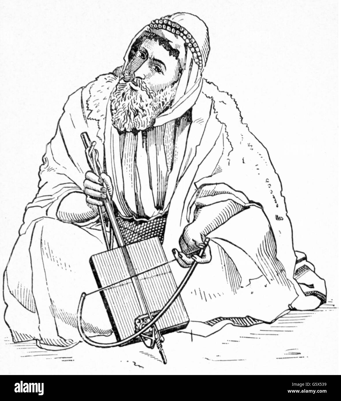 Musik, Musiker, arabischer Geigenspieler, Holzstich, 19. Jahrhundert, Geiger, Geiger, Geigenspieler, Musikinstrument, Musikinstrumente, Violine, Geigen, Streichinstrument, Streichinstrumente, die Saiten, Saiteninstrument, Streichinstrumente, Streichinstrumente, Chordophon, Bögen, Bogen, Musik machen, Musik machen, musizieren, musizieren, musizieren, musizieren, musizieren, musizieren, musizieren, musizieren, Gespielt Musik, spielen, spielen, Araber, Araber, Arabien, Araber, Menschen, Mann, Männer, männlich, historisch, historisch, zusätzliche-Rechte-Clearences-nicht verfügbar Stockfoto