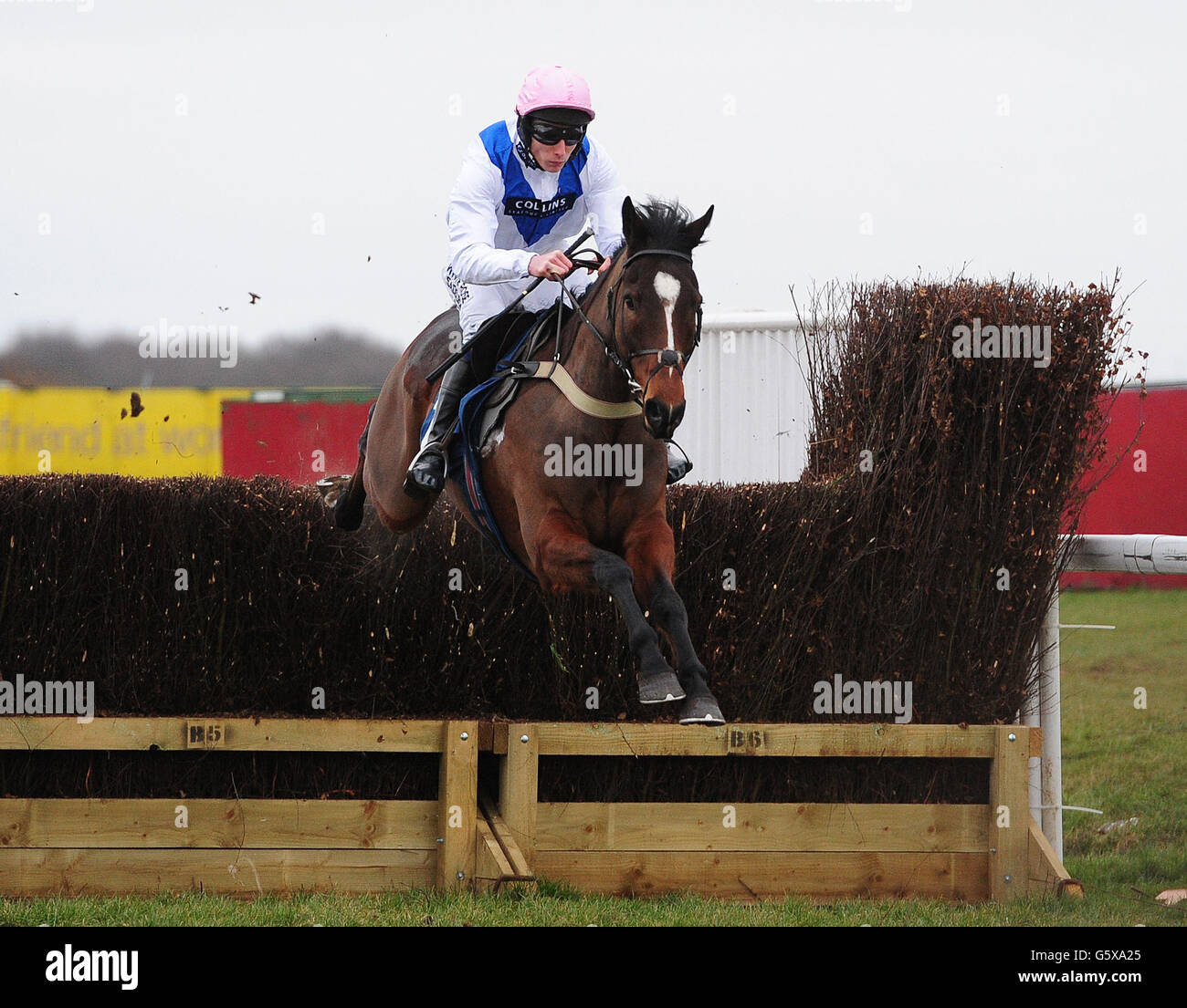 Horse Racing - Grimthorpe Chase - Tag eins - Doncaster Racecourse Stockfoto