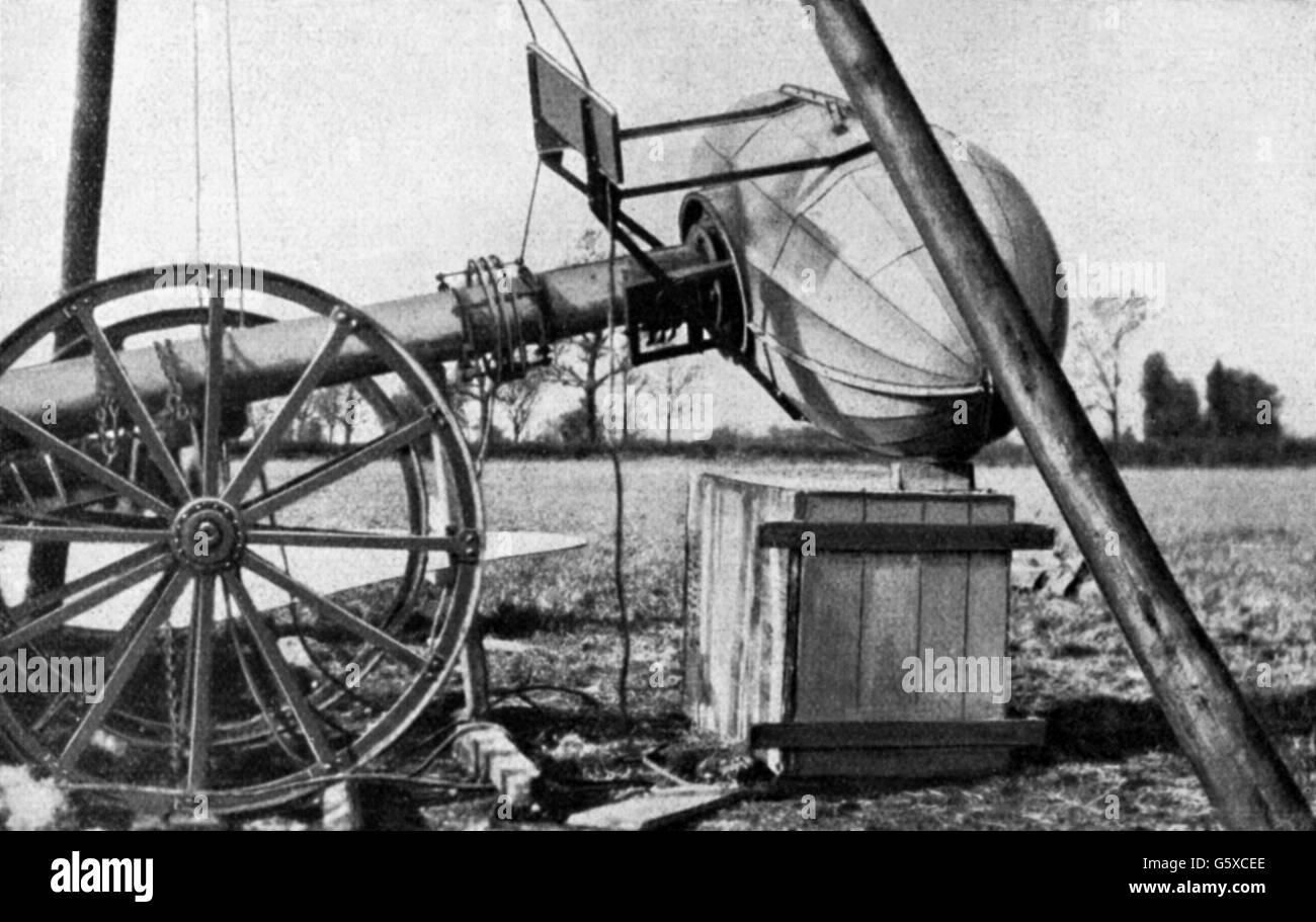 Energie, Wind, Ventimotor, Windkraftwerk, entwickelt von Kurt Bilau (1872 - 1941), Dynamo, aus: 'Koralle', Nr. 6, Berlin, 1925, Additional-Rights-Clearences-not available Stockfoto