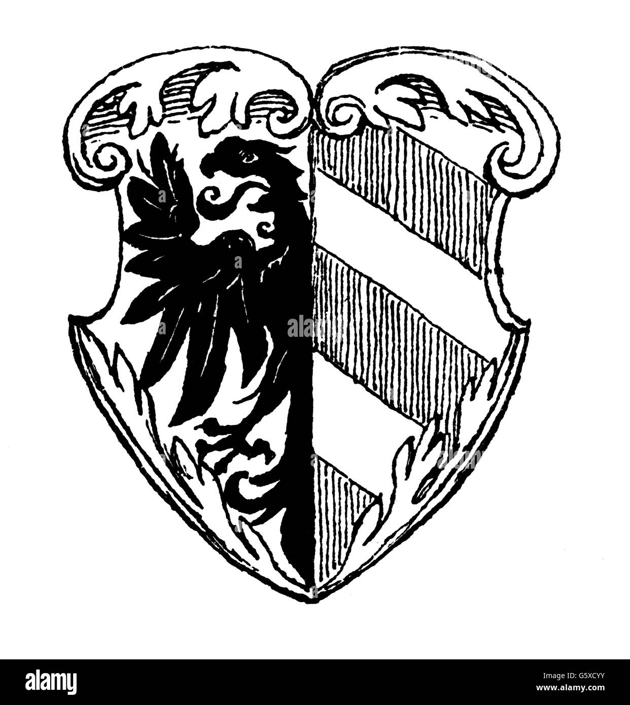 Wappen Von Bayern Schwarzweiss Stockfotos Und Bilder Alamy